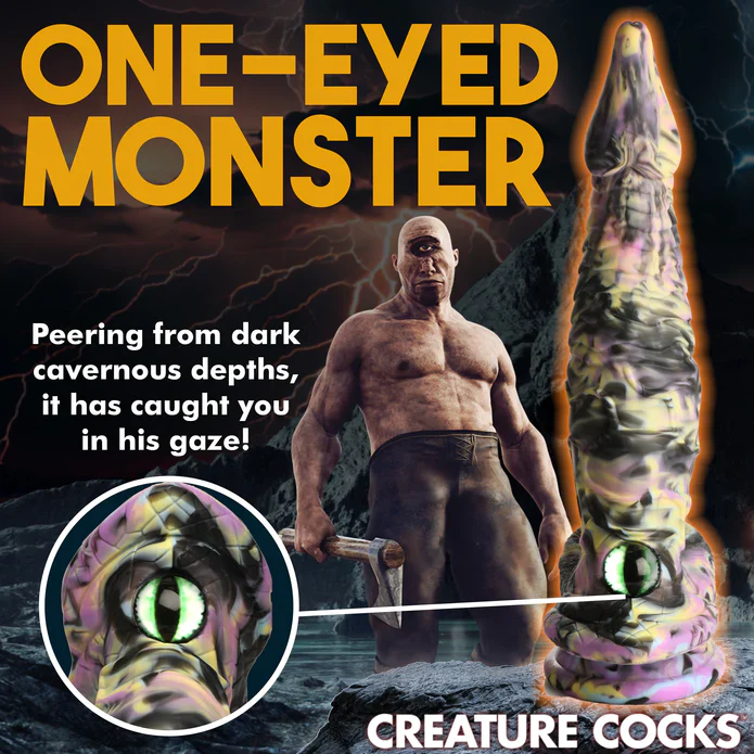 Creature Cocks Cyclopes Silicone Dildo 8.75in - Image 9
