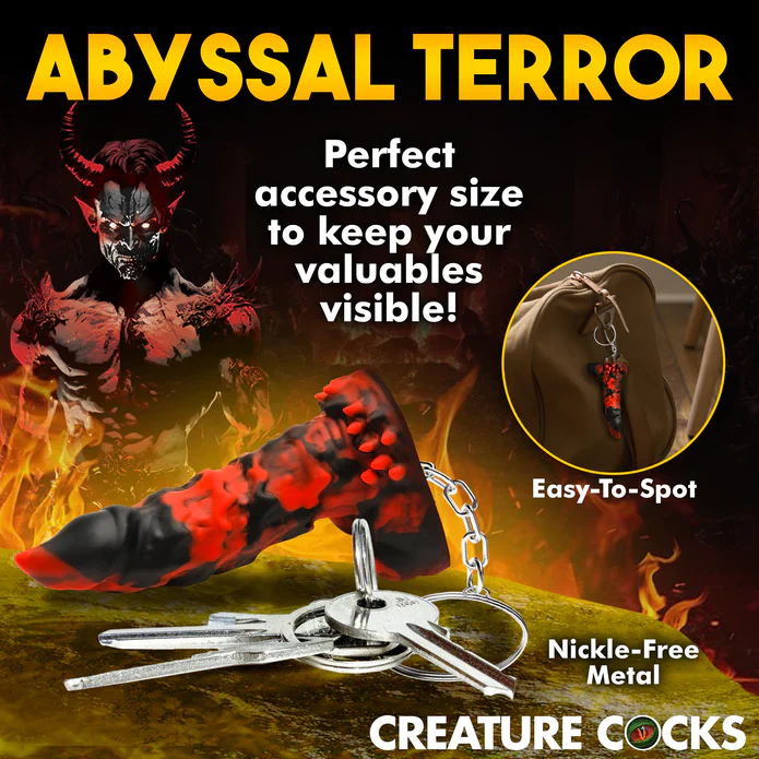 Creature Cocks Fire Demon Keychain - Image 6