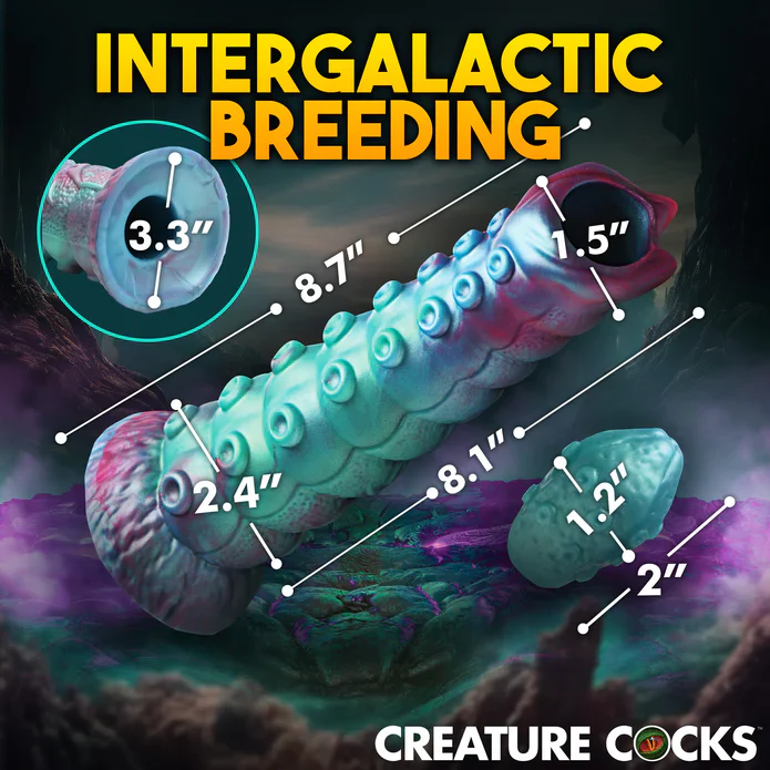 Creature Cocks Galactic Breeder Ovipositor Silicone Dildo - Image 4