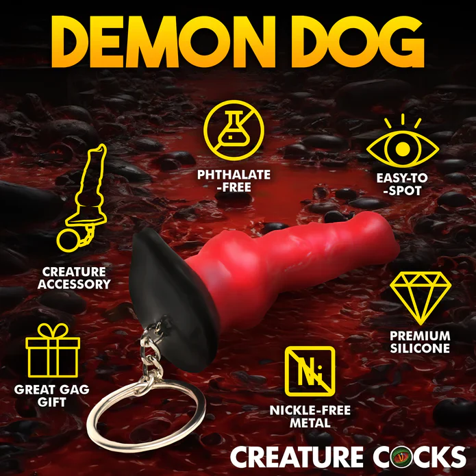 Creature Cocks Hell-Hound Keychain - Image 5