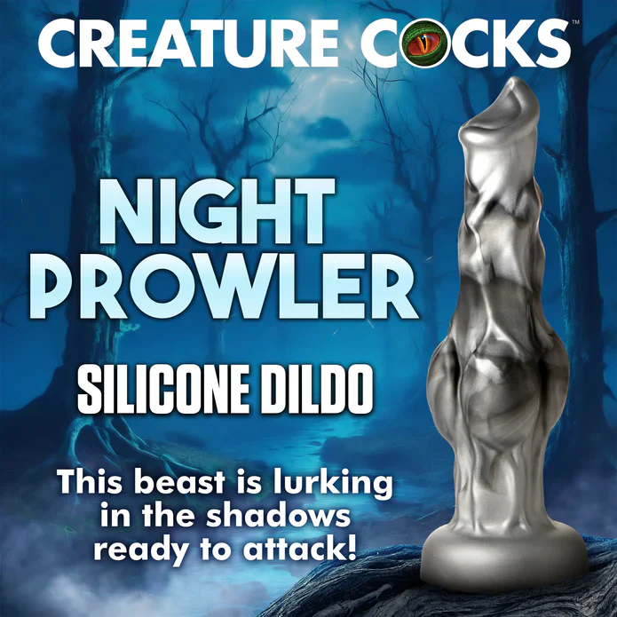 Creature Cocks Night Prowler Silicone Dildo - Large - Image 2