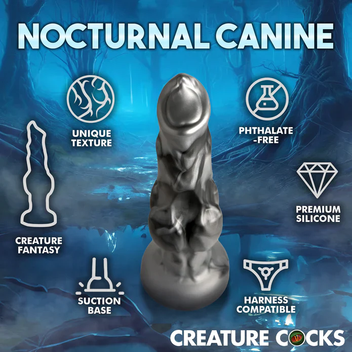 Creature Cocks Night Prowler Silicone Dildo - Large - Image 5