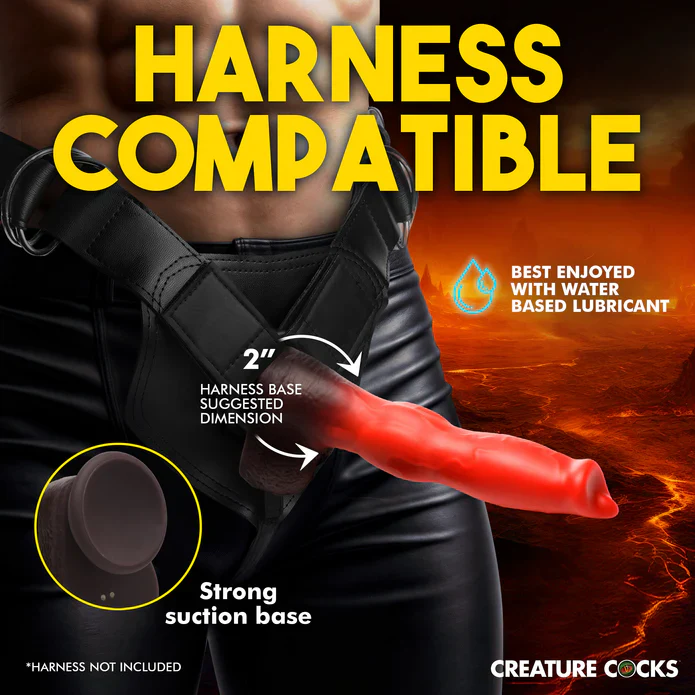 Creature Cocks Ramming Hound Thrusting & Vibrating Silicone Dildo - Image 8
