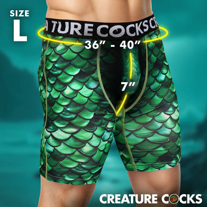Creature Wear Cockness Monster Lake Creature Boxer Shorts - Image 8