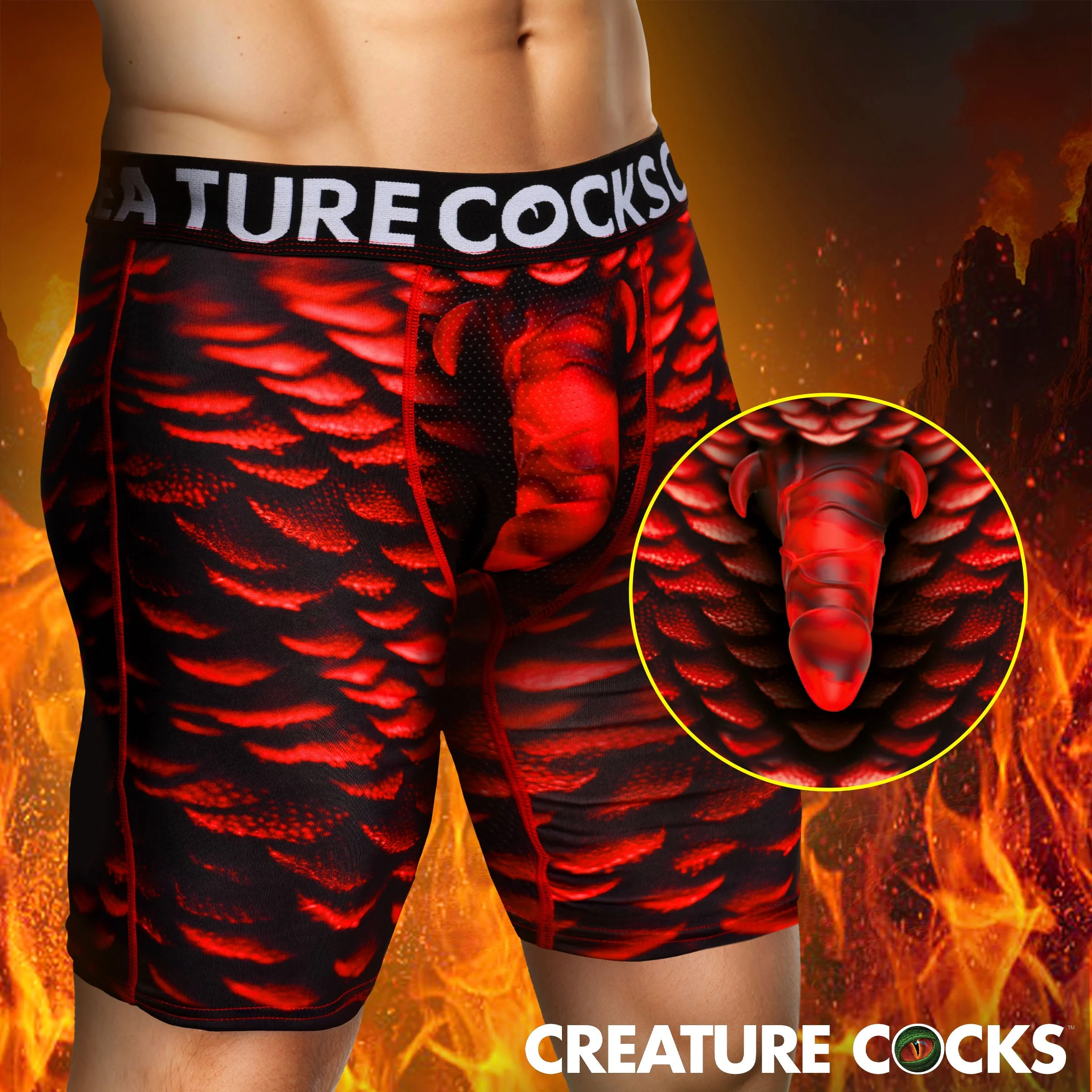 Creature Wear Horny Devil Demon Boxer Shorts - Image 2