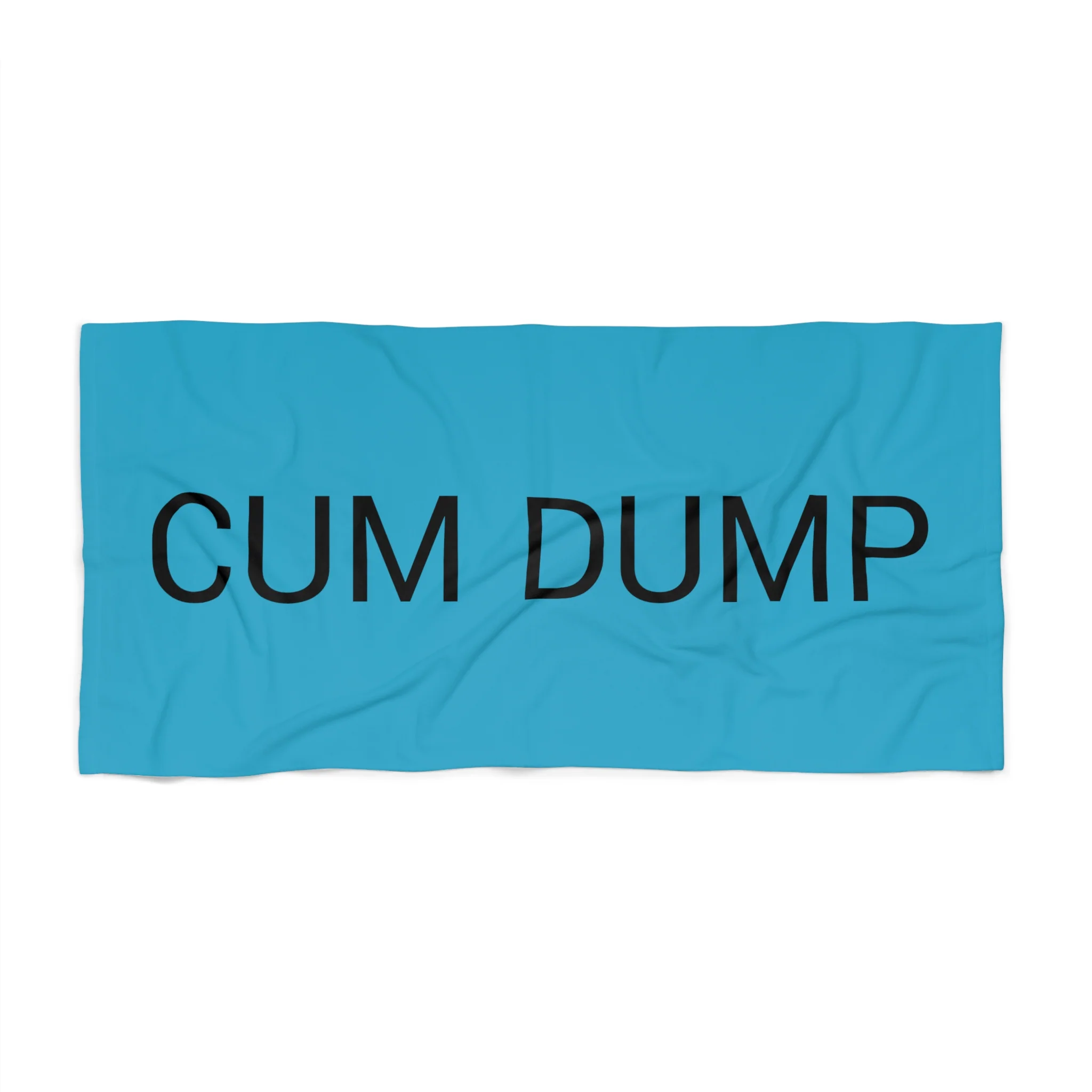 CUM DUMP Beach Towel by CULTUREEDIT - Image 2