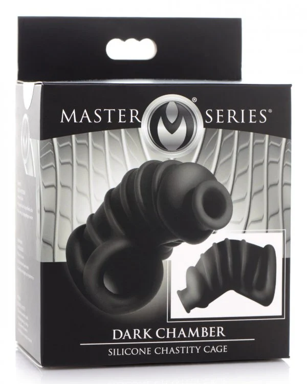 Dark Chamber Silicone Chastity Cage - Image 2