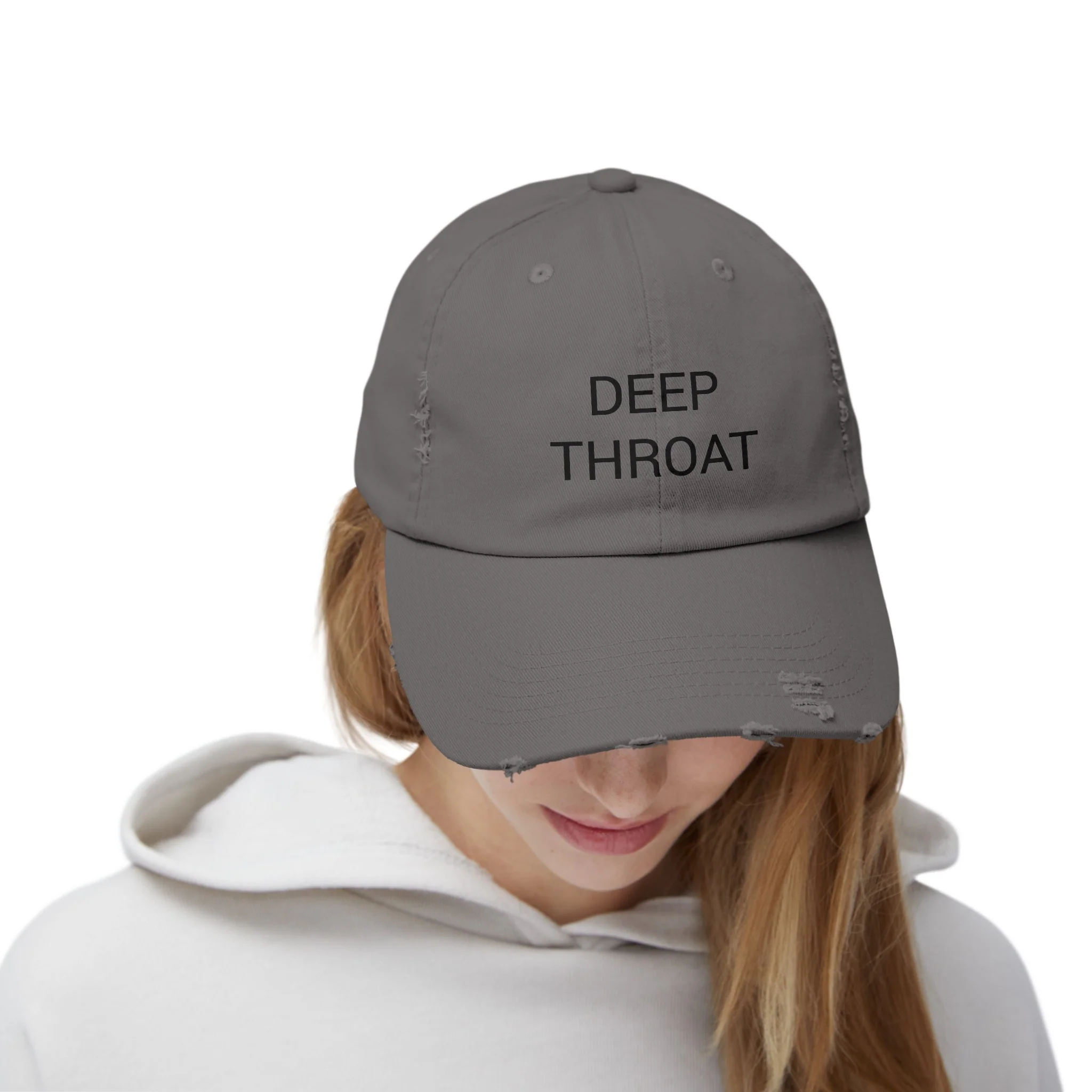 DEEP THROAT Distressed Cap in 6 colors - Image 19