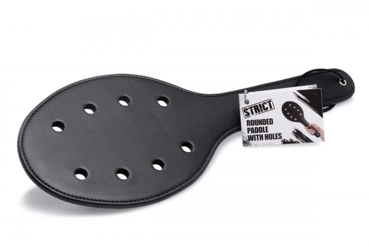 Deluxe Rounded Paddle with Holes by Strict Leather - Image 4