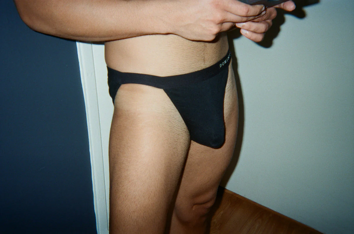 Dominic Albano Tencel Sport Brief - Black - Image 4