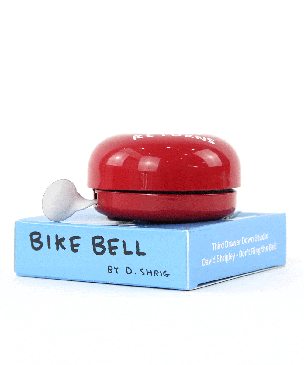 Don't Ring the Bell Bike Bell by david shrigley x Third Drawer Down - Image 2
