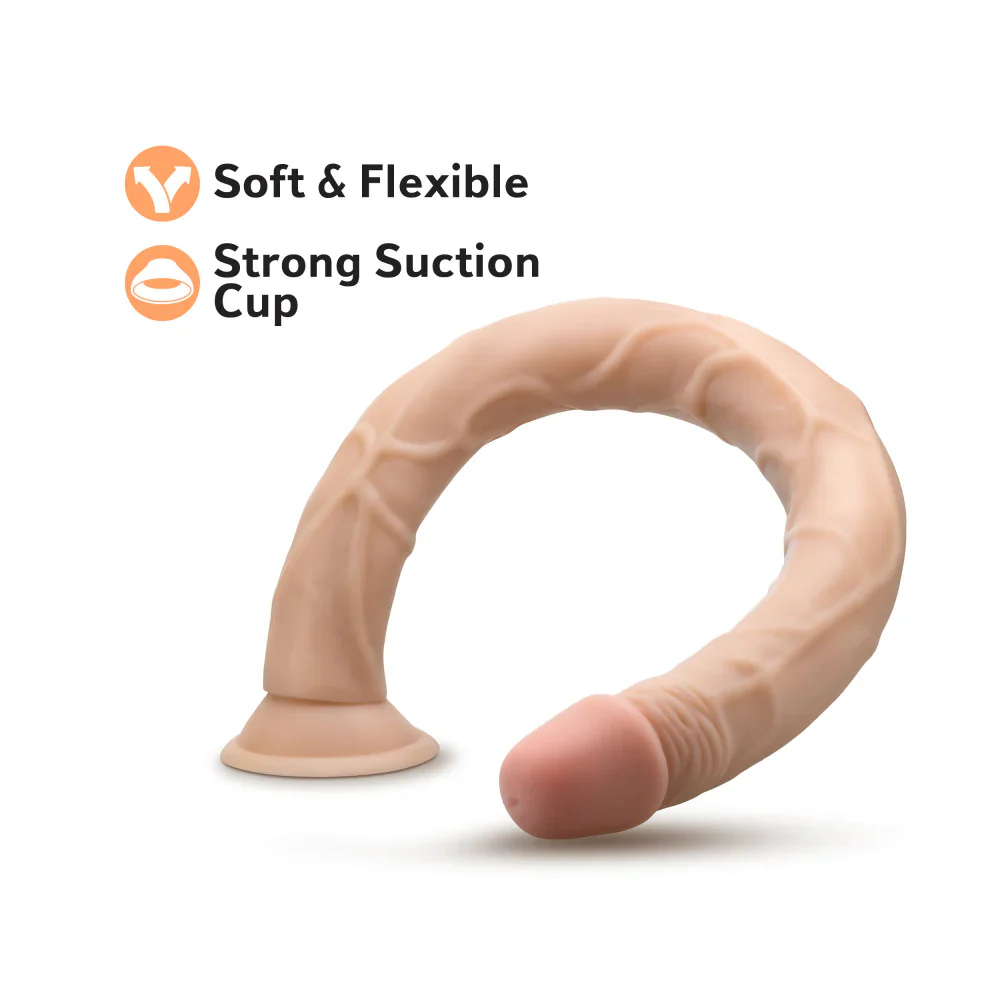 Dr. Skin 19 Inch Long Realistic Dildo - Vanilla - Image 5