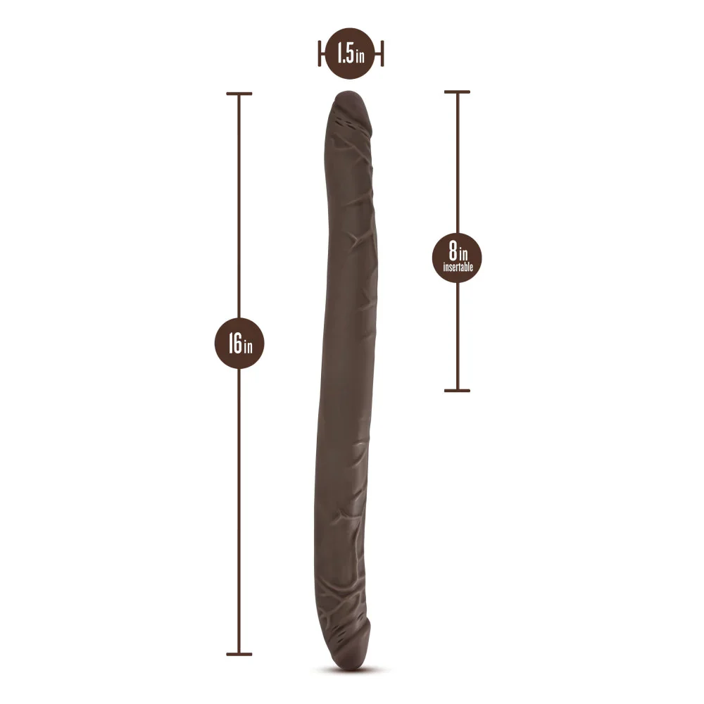 Dr. Skin Chocolate 16-Inch Long Dildo - Image 2
