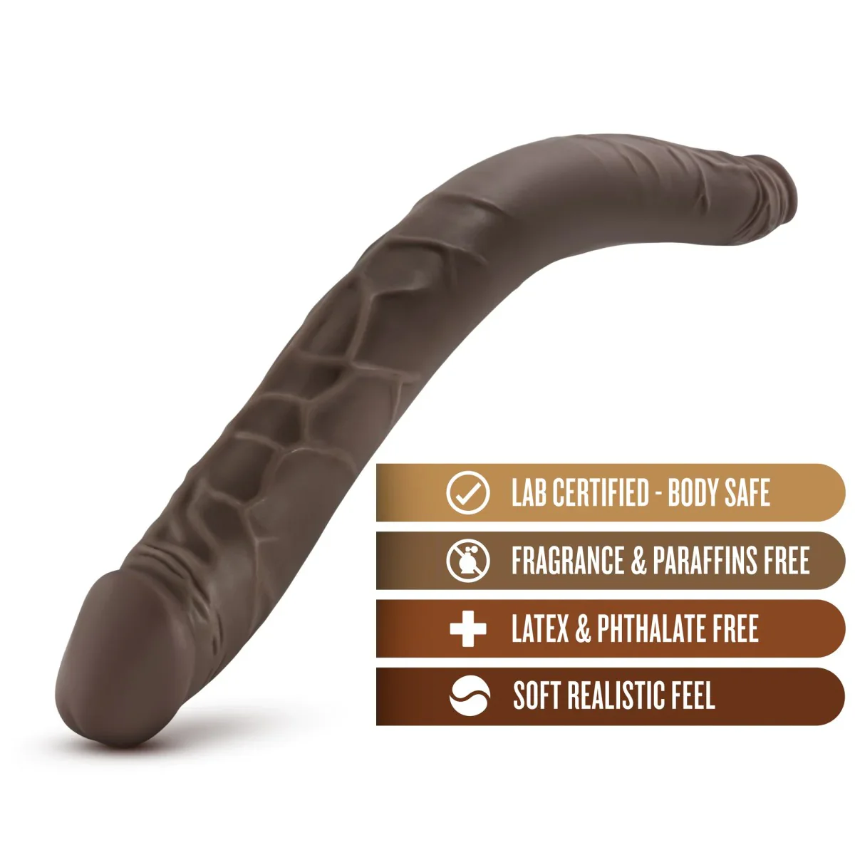Dr. Skin Chocolate 16-Inch Long Dildo - Image 3