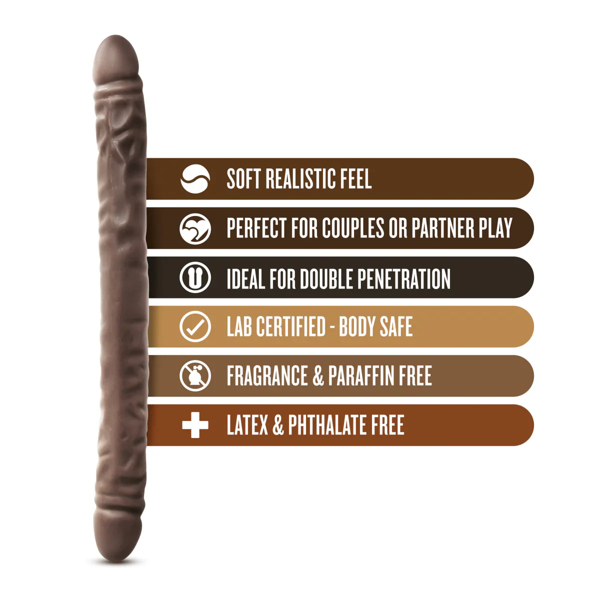 Dr. Skin Chocolate 18-Inch Long Dildo - Image 3