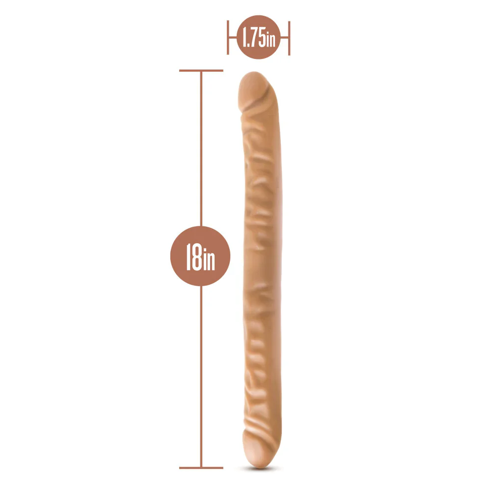 Dr. Skin Mocha 18-Inch Long Dildo - Image 2