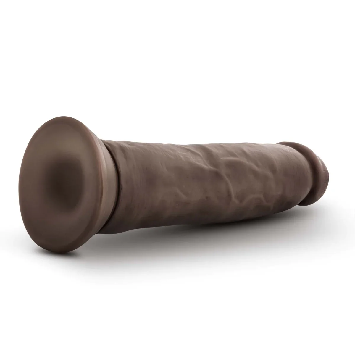 Dr. Skin Plus Realistic 9.25-Inch Dildo - Chocolate - Image 8