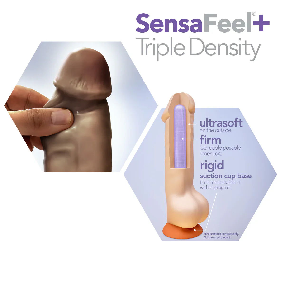 Dr. Skin Plus Realistic Chocolate 7-Inch Long Dildo - Image 6