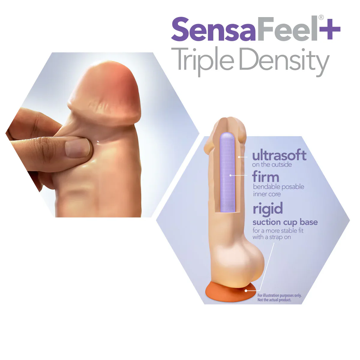 Dr. Skin Plus Realistic Vanilla 9-Inch Long Dildo - Image 8
