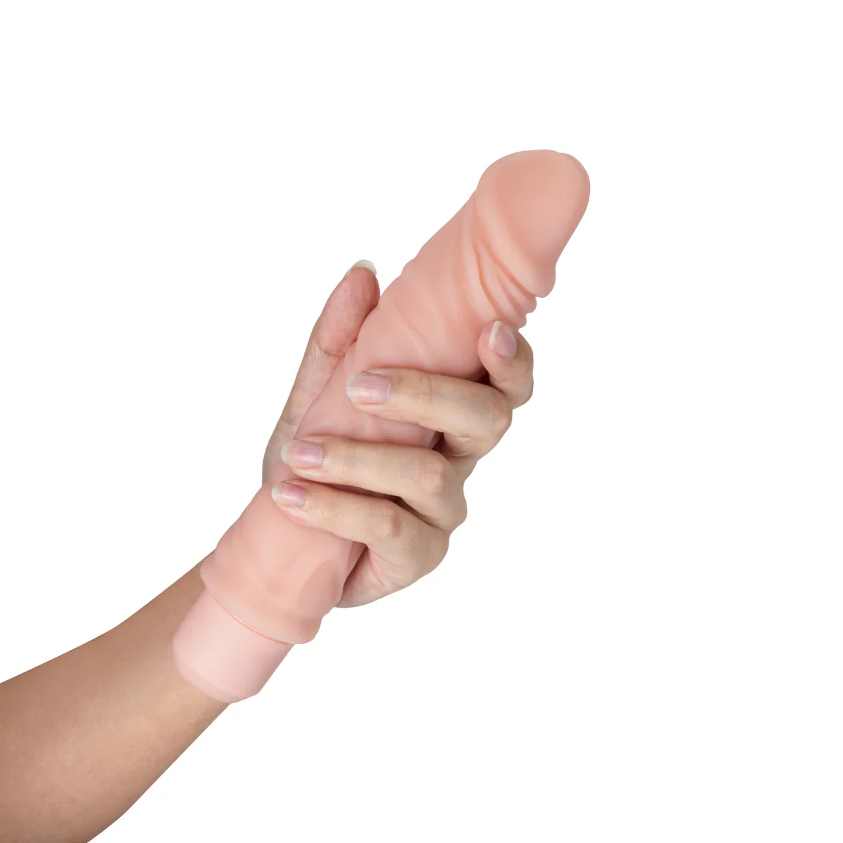 Dr. Skin Silicone Dr. David Beige 8.5-Inch Long Vibrating Dildo - Image 10