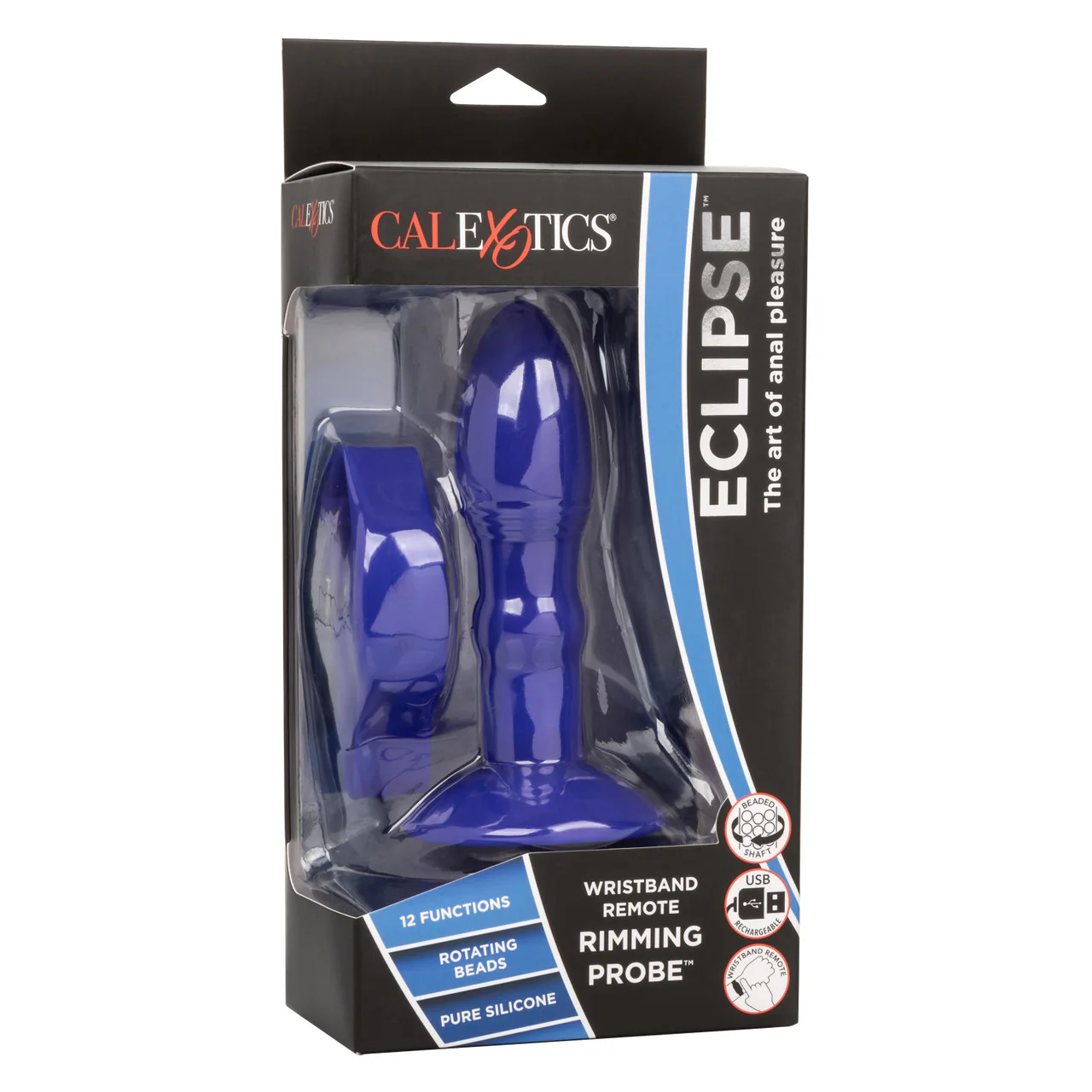 Eclipse Wristband Remote Control Silicone Rechargeable Rimming Probe - Image 3