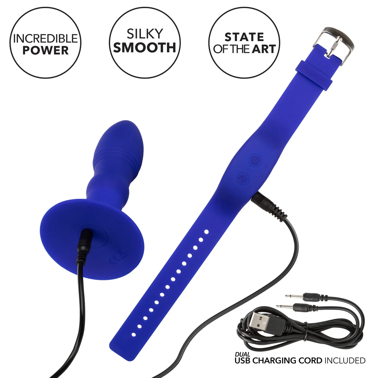Eclipse Wristband Remote Control Silicone Rechargeable Rimming Probe - Image 7