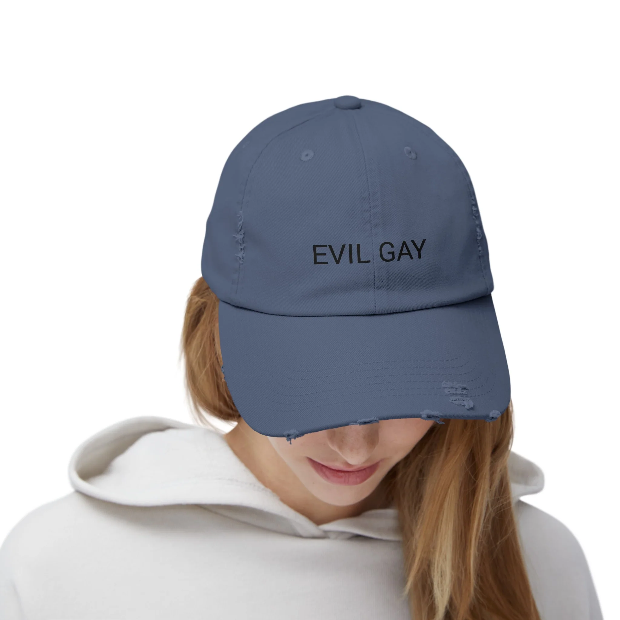 EVIL GAY Distressed Cap in 6 colors - Image 21