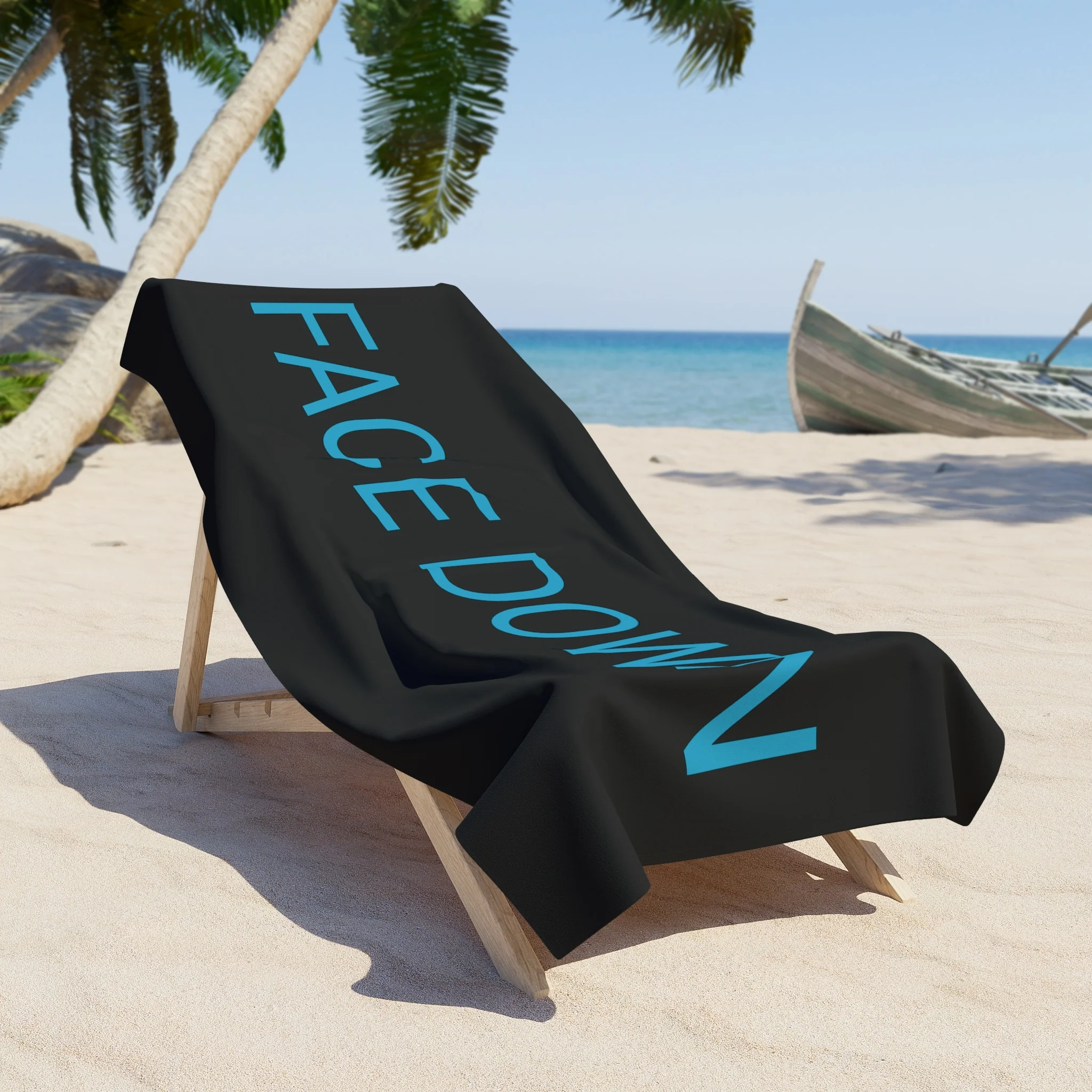 Face Down Beach Towel by CULTUREEDIT - Image 3
