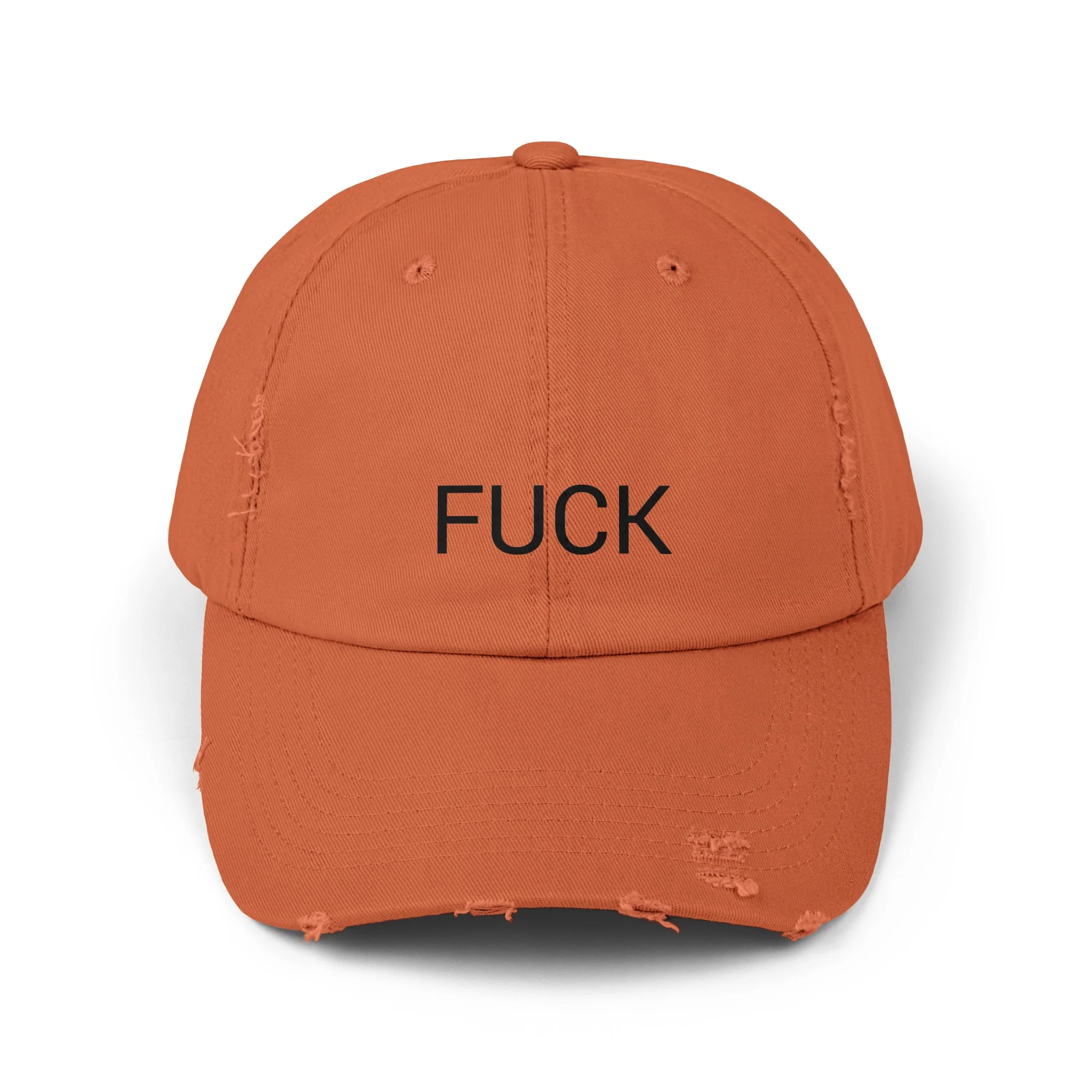FUCK Distressed Cap in 6 colors - Image 2