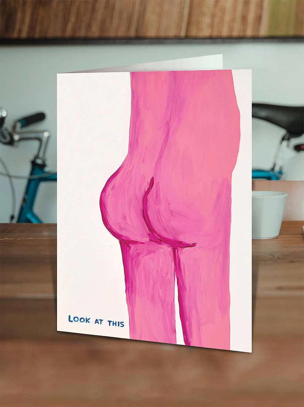 David Shrigley Greeting Card - Look At This Bum - Image 5