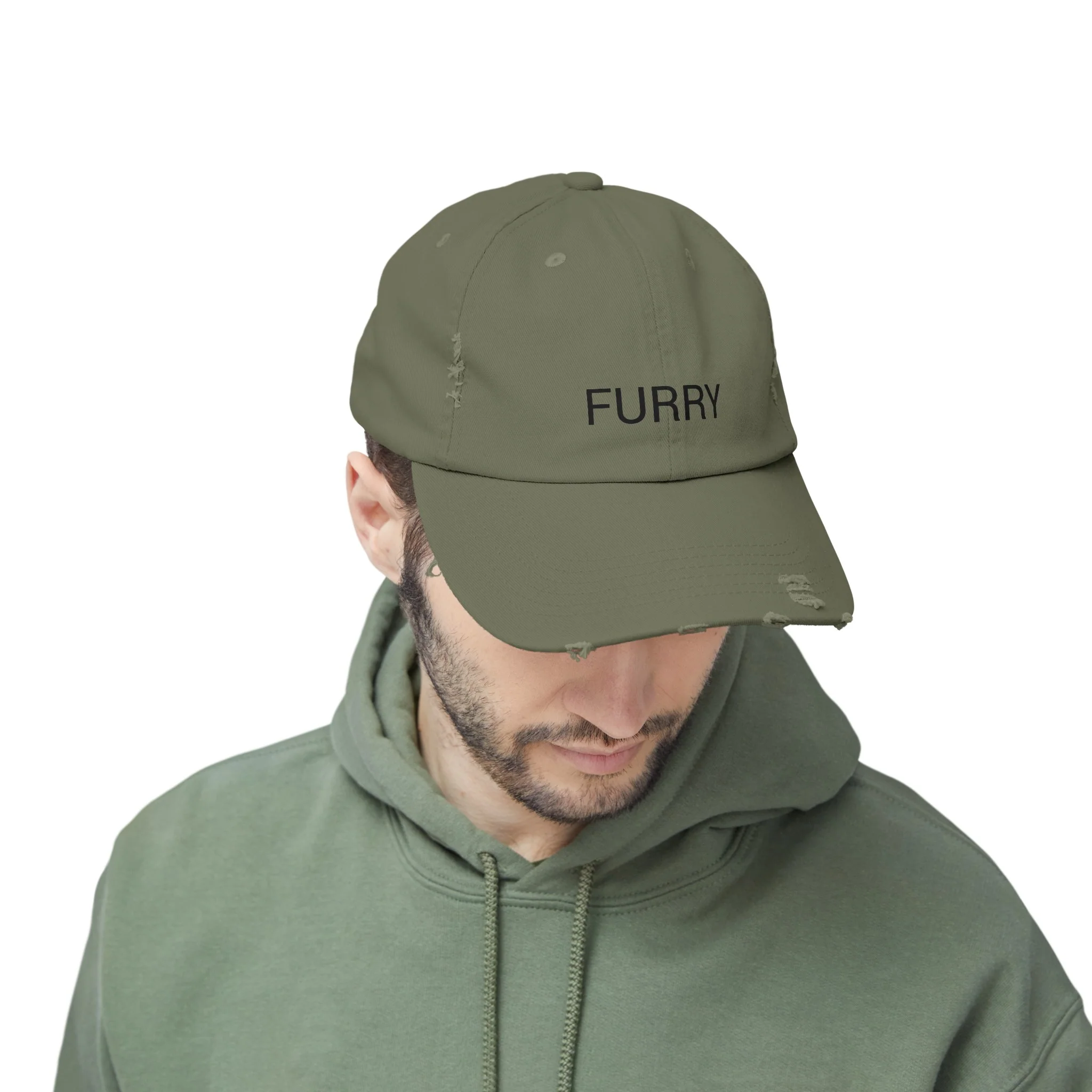 FURRY Distressed Cap in 6 colors - Image 10