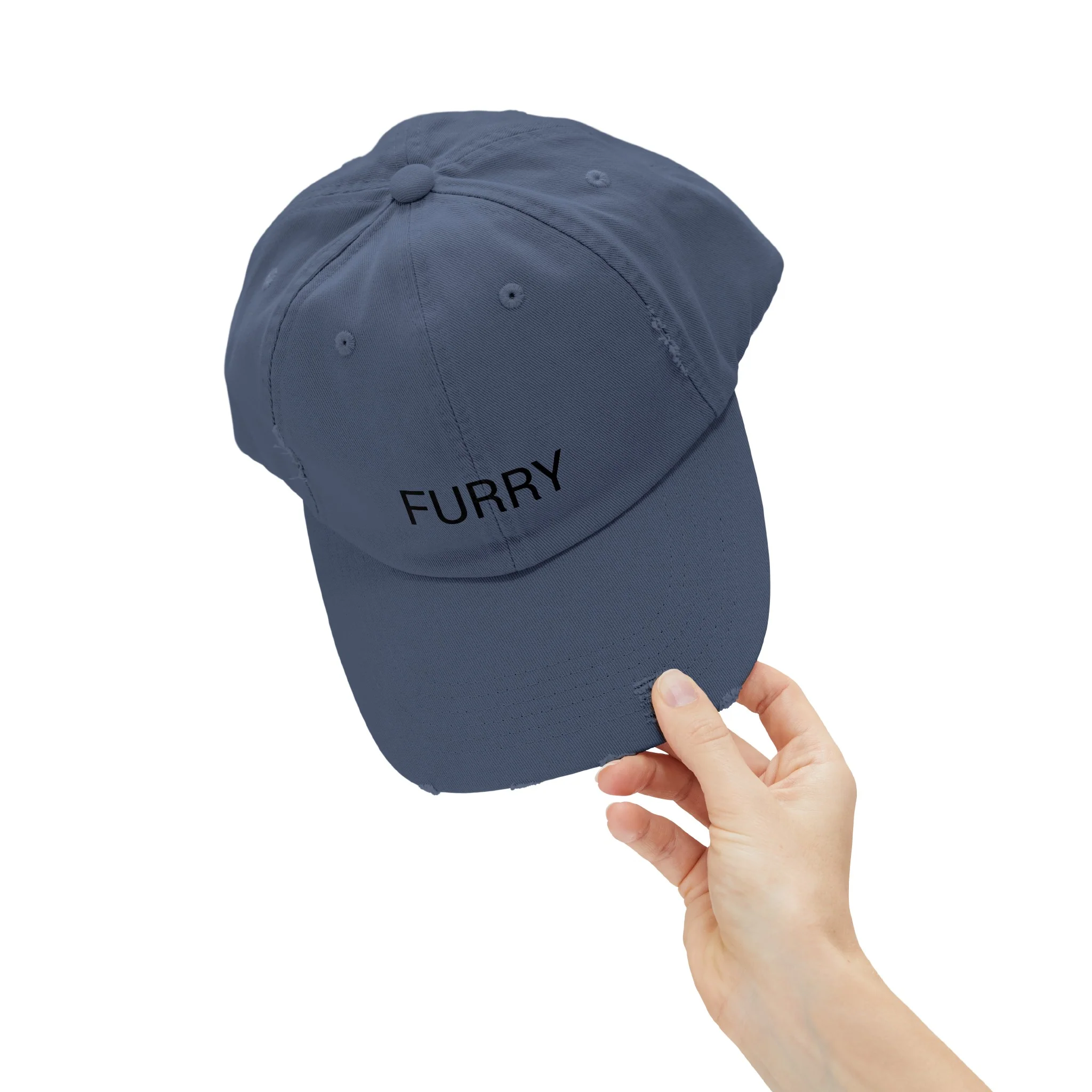 FURRY Distressed Cap in 6 colors - Image 32