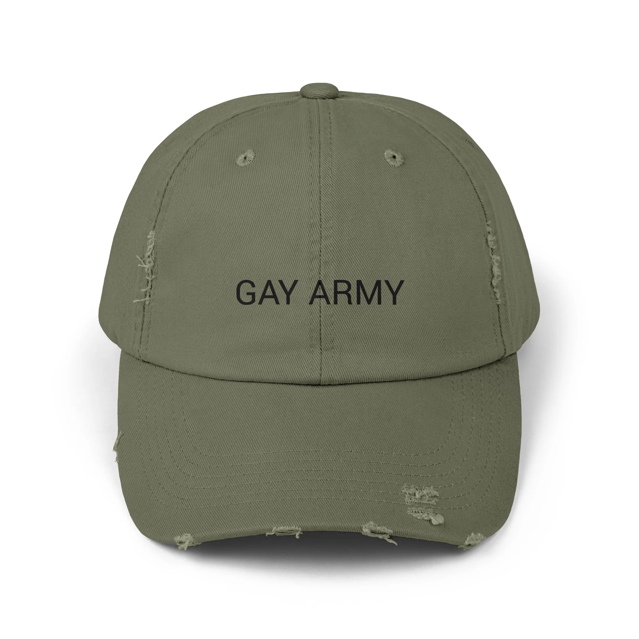 GAY ARMY Distressed Cap in 6 colors