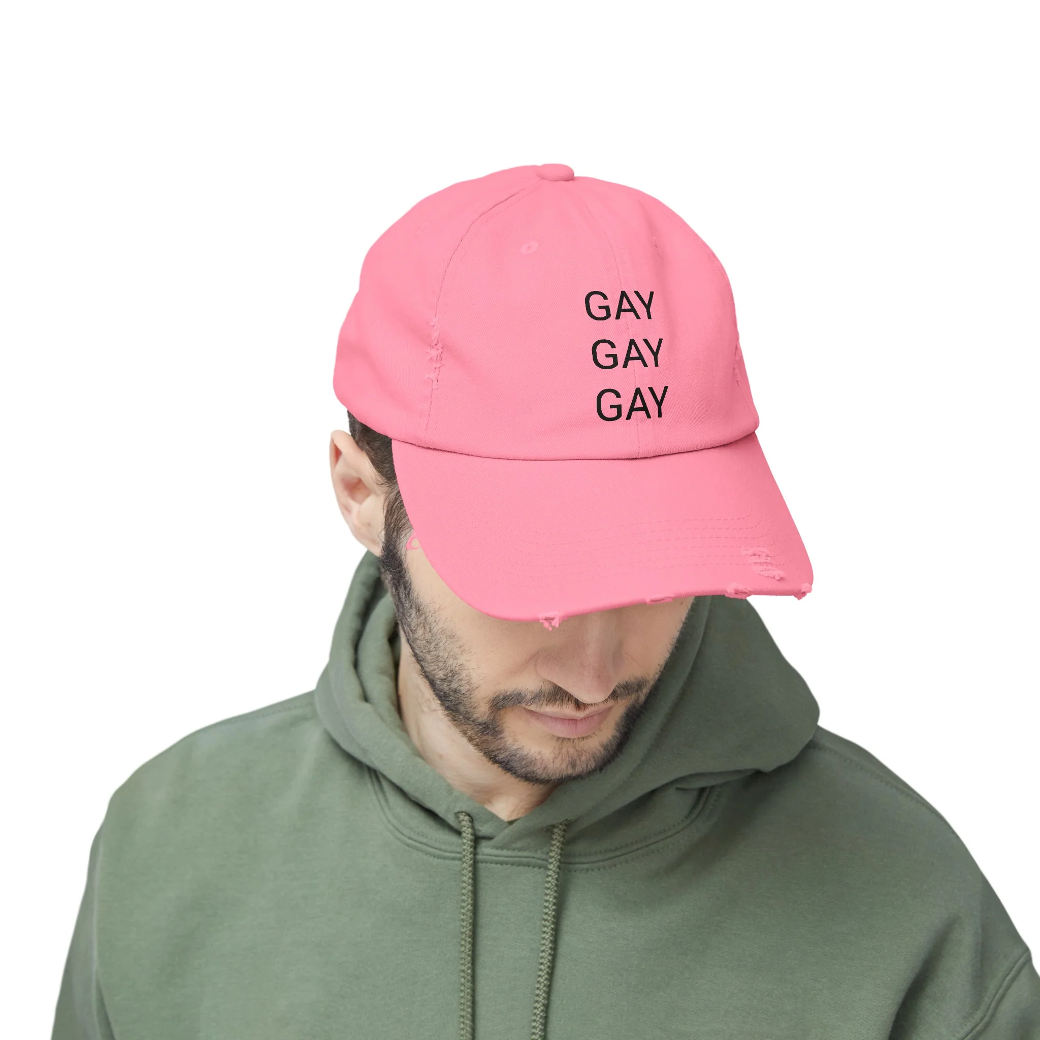 GAY GAY GAY Distressed Cap in 6 colors - Image 9