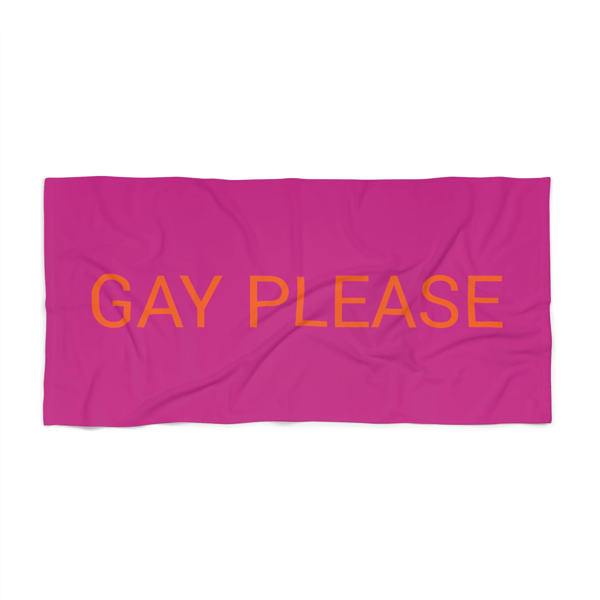 Gay Please Beach Towel by CULTUREEDIT - Image 2
