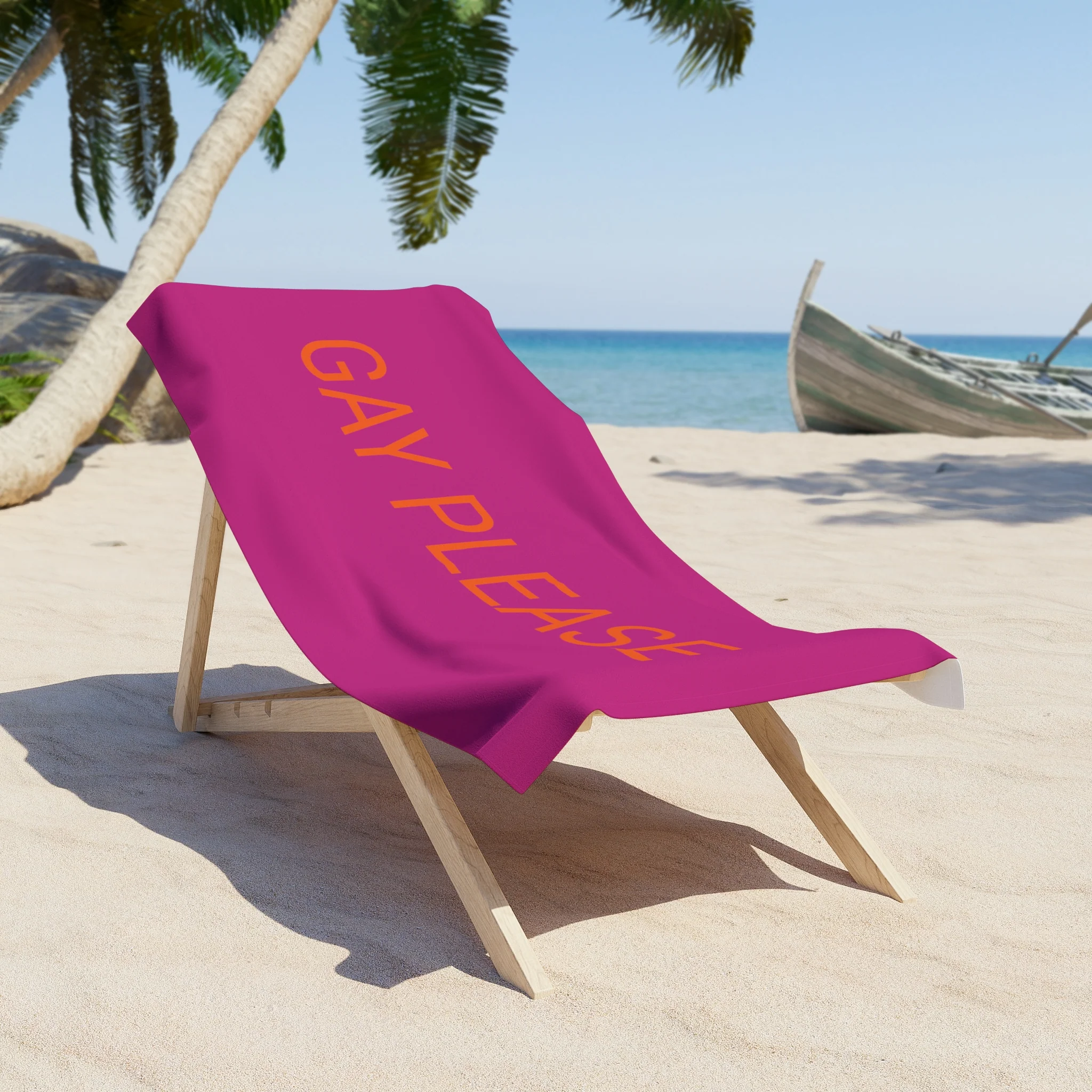 Gay Please Beach Towel by CULTUREEDIT - Image 4