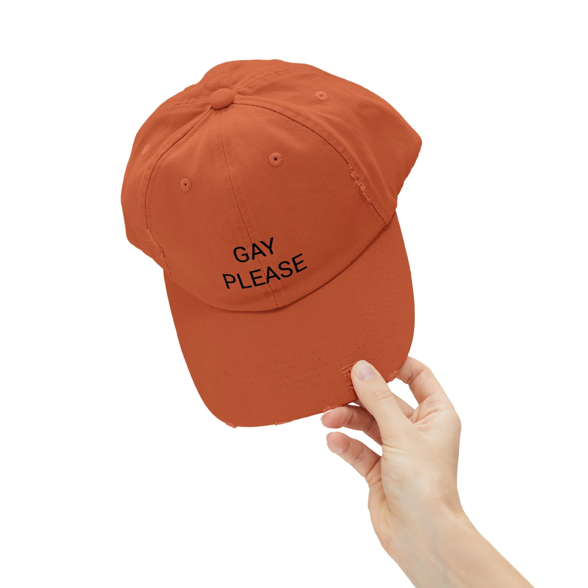 GAY PLEASE Distressed Cap in 6 colors - Image 17
