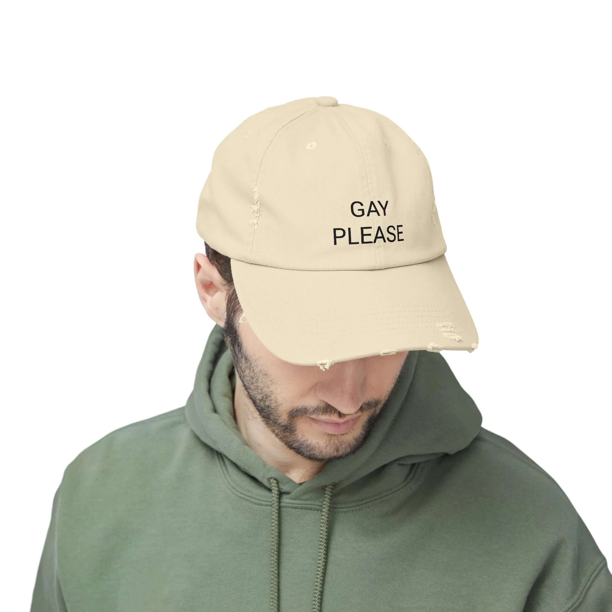 GAY PLEASE Distressed Cap in 6 colors - Image 35
