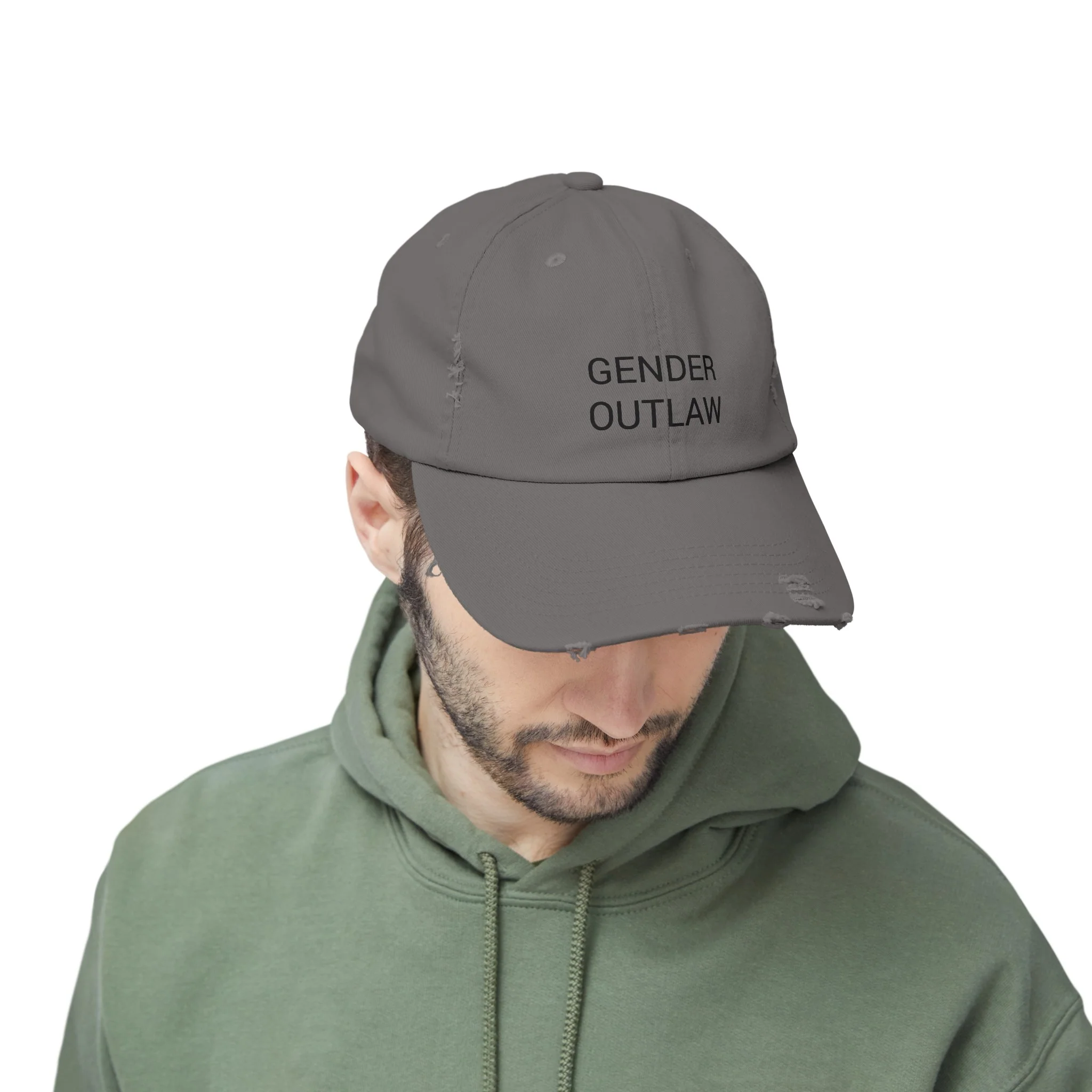 GENDER OUTLAW Distressed Cap in 6 colors - Image 10
