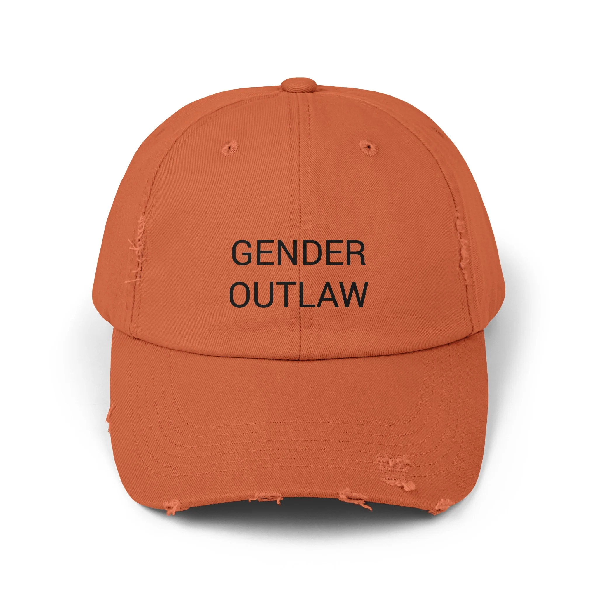 GENDER OUTLAW Distressed Cap in 6 colors - Image 2