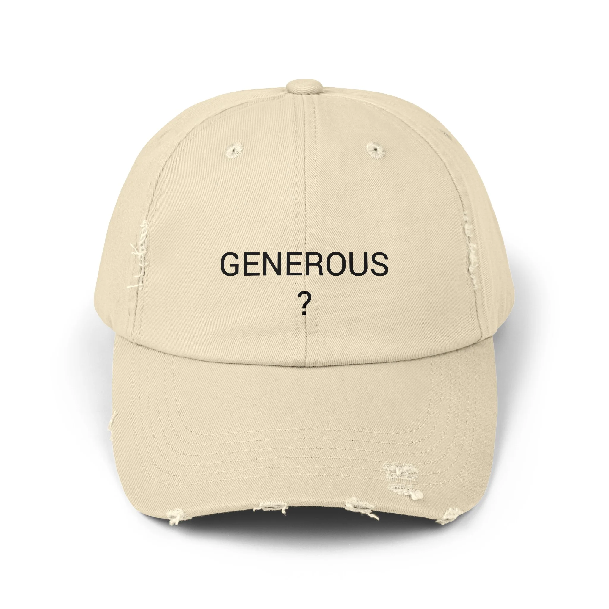 GENEROUS? Distressed Cap in 6 colors - Image 6