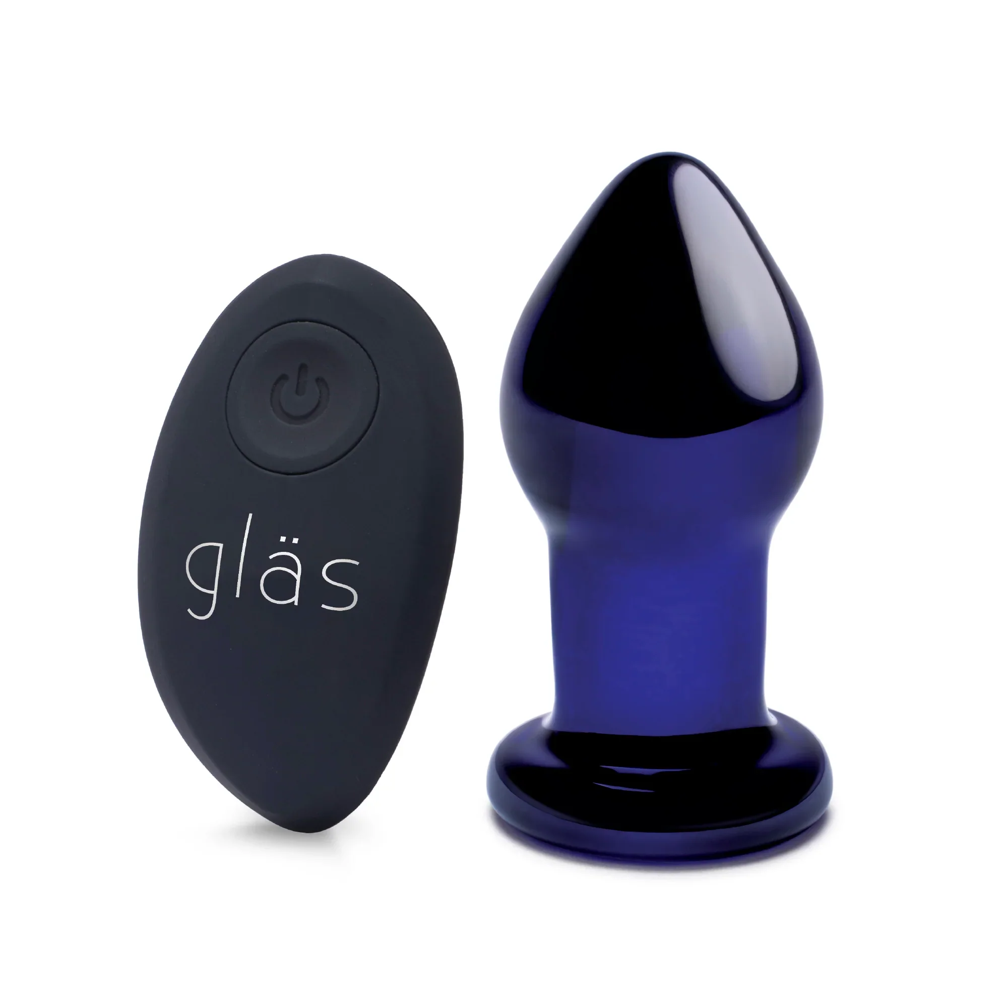 Gläs 3.5” Rechargeable Remote Controlled Vibrating Butt Plug - Image 2