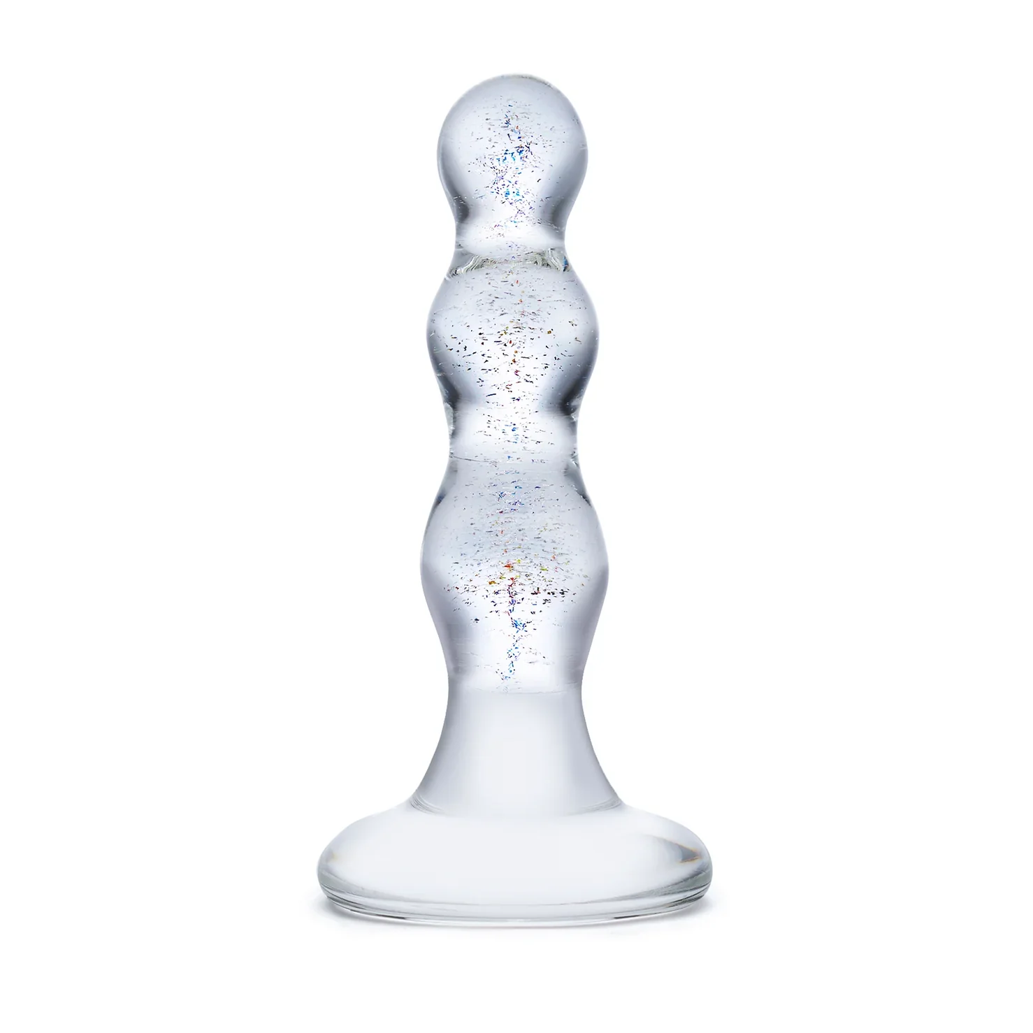Gläs 4" Triple Play Beaded Butt Plug - Image 2