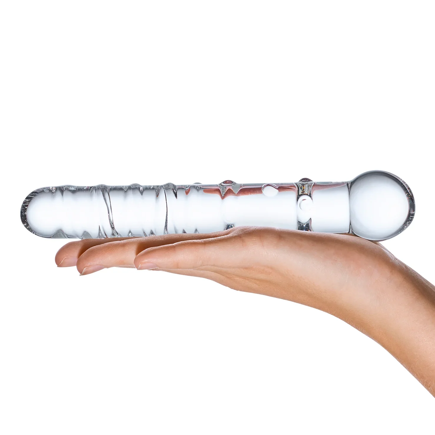 Gläs 7" Callisto Clear Glass Dildo - Image 5