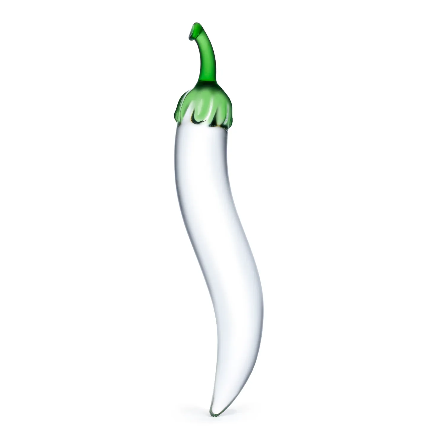 Gläs 8.25" Glass Naturals Chili Pepper Dildo - Image 2