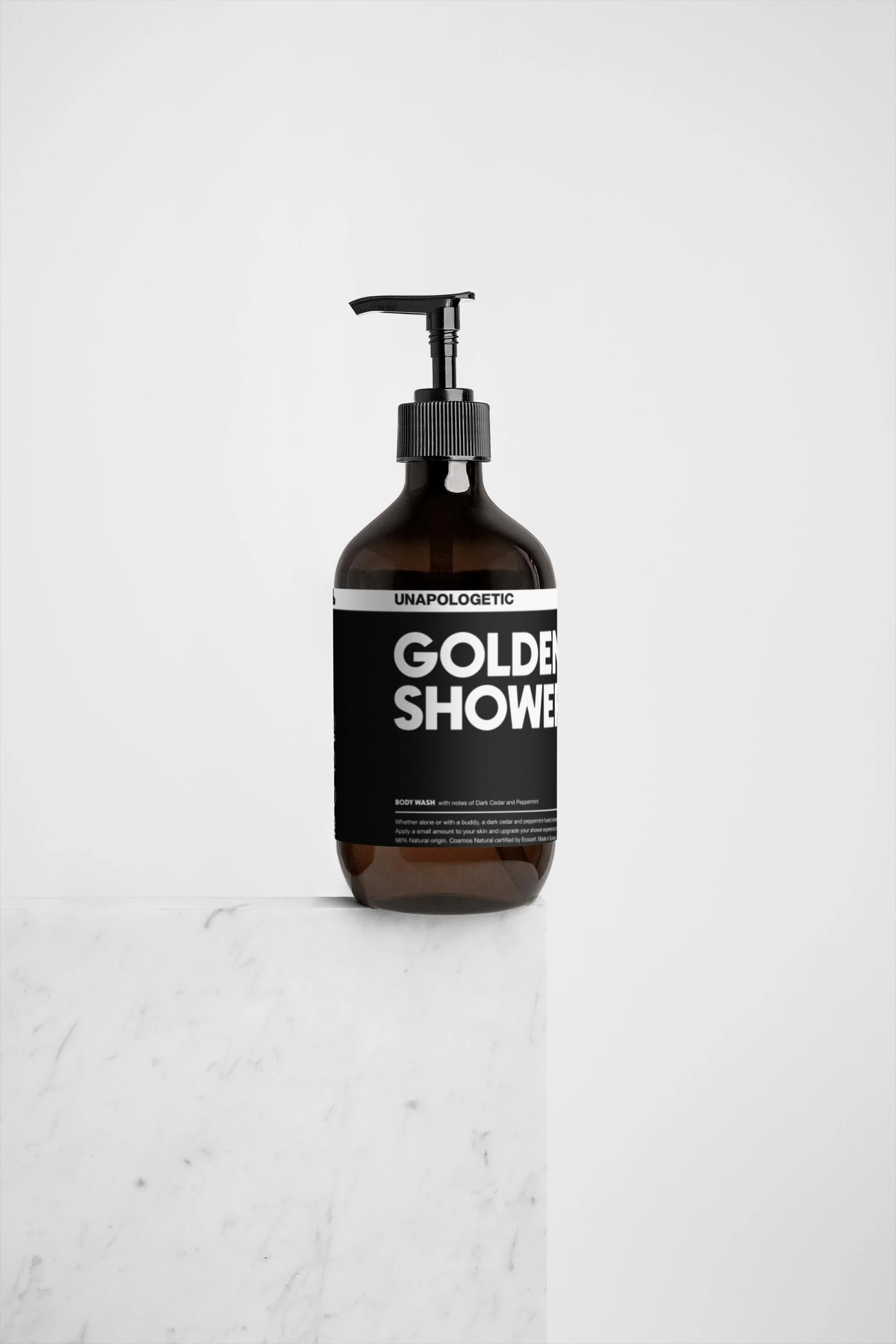 GOLDEN SHOWER - Dark Cedar & Peppermint Body Wash - Image 6