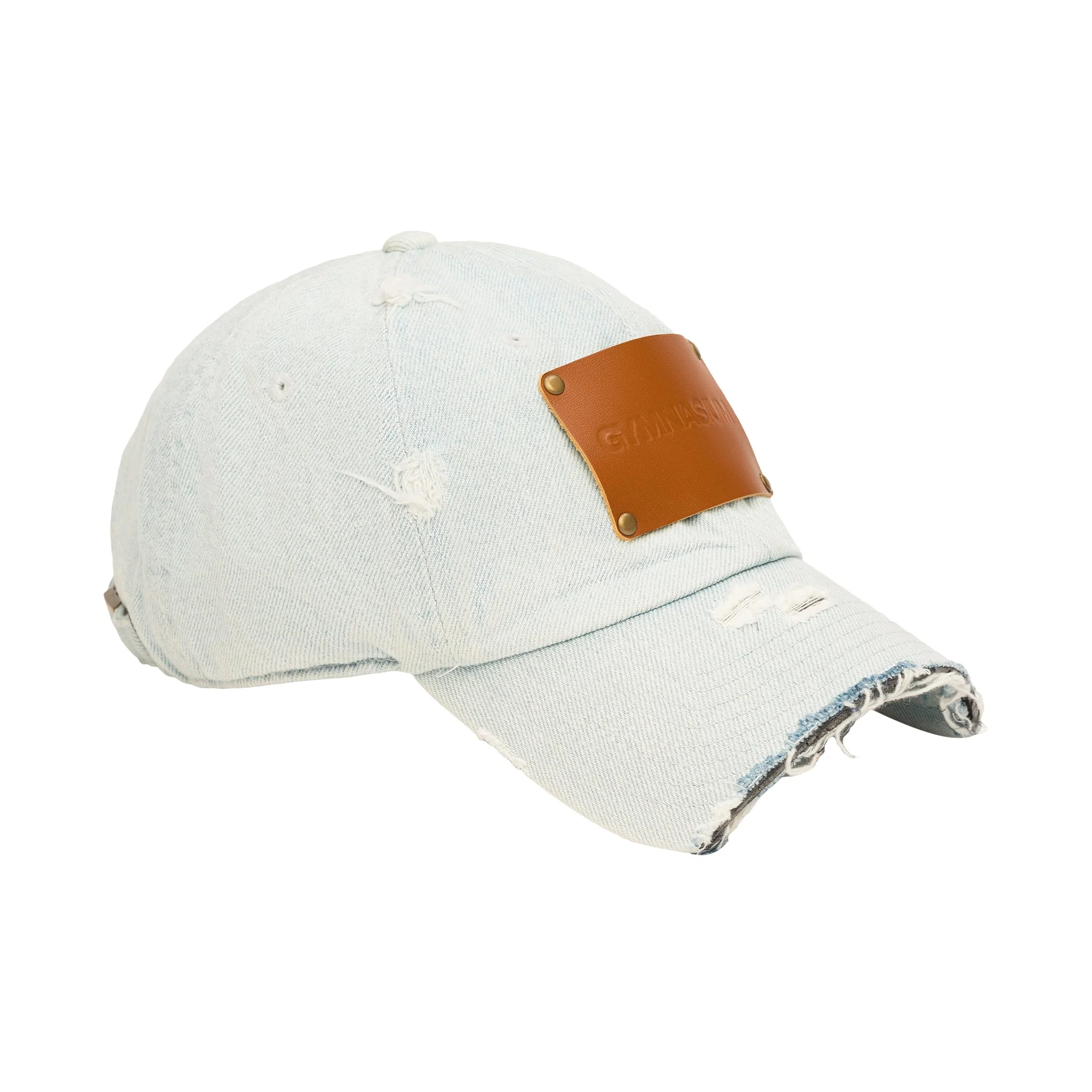 GYMNASIUM THE DISTRESSED CAP LIGHT DENIM - Image 3