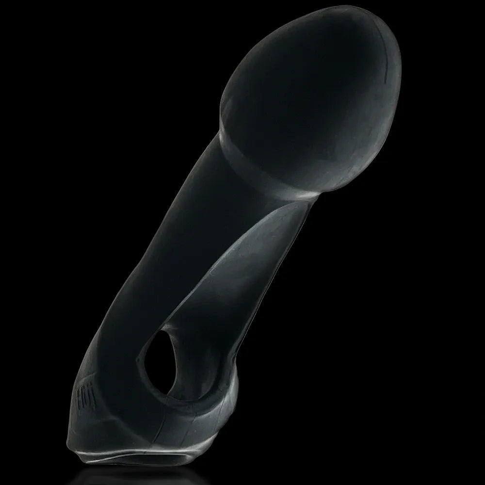 Hunkyjunk Double Thruster Double Penetrator Sling - Tar Ice Black - Image 8