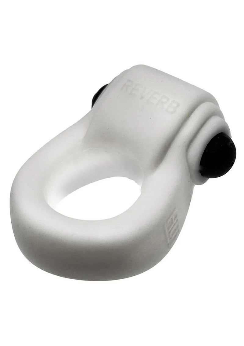Hunkyjunk Revring Reverb Vibrating Cock Ring - White Ice - Image 5