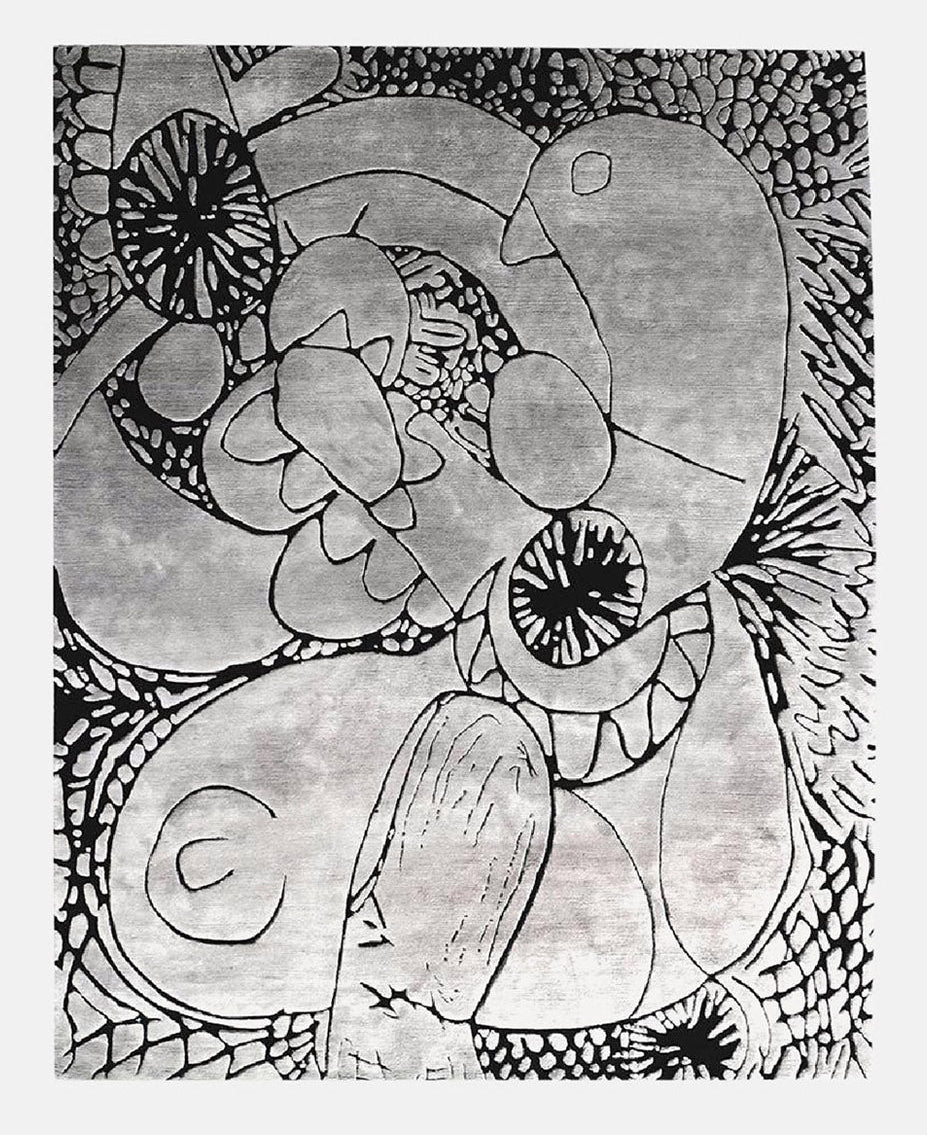 JACK PIERSON, Automatic Drawing, 2014 (Art carpet by Henzel Studio)